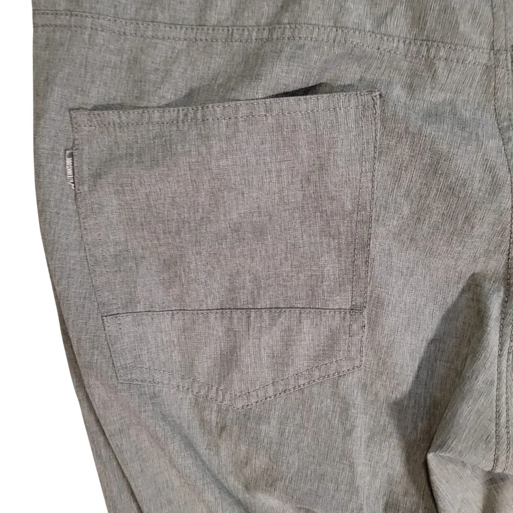 Linksoul Boardwalker Golf Pants 35R Grey Tech Stretch Chino Gorpcore Performance